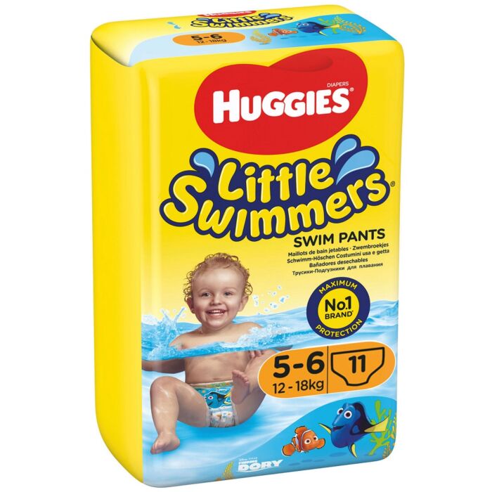 HUGGIES Little Swimmers Plienky Do Vody Jednorazové 5-6 (12-18 kg) 11 ks
