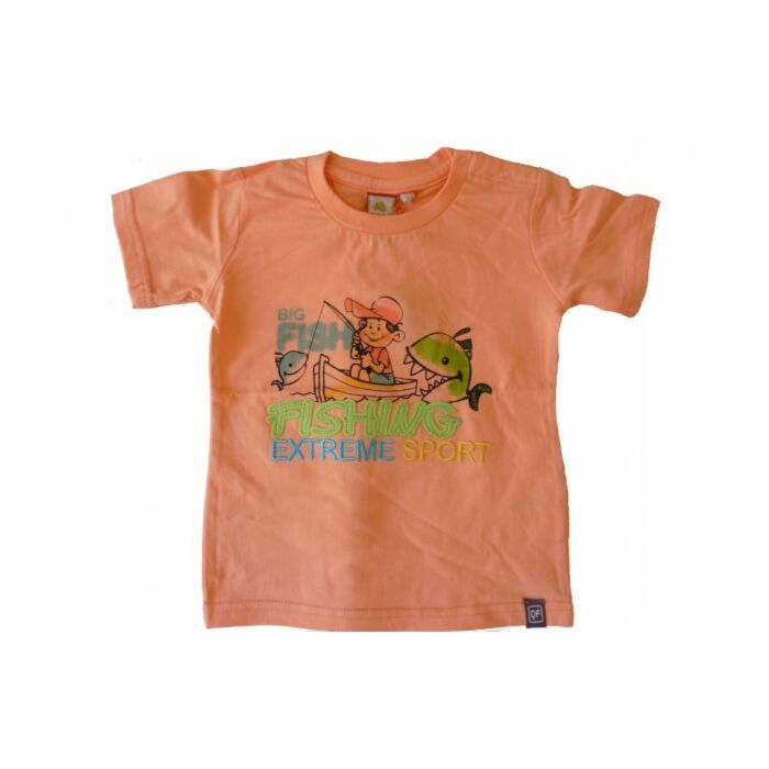Quadri Foglio Chlapčenské Tričko Oranžové*Dopredaj Veľ.86