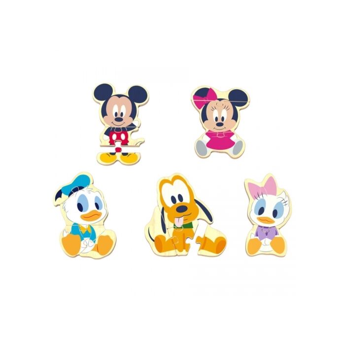 Disney Drevené Puzzle Mickey A Priatelia 