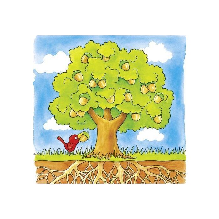 Goki Montessori Vývojové Viacvrstvové Puzzle Stromček 4 v 1