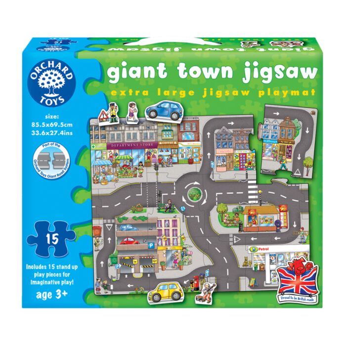 Podlahové Puzzle Giant Town Jigsaw