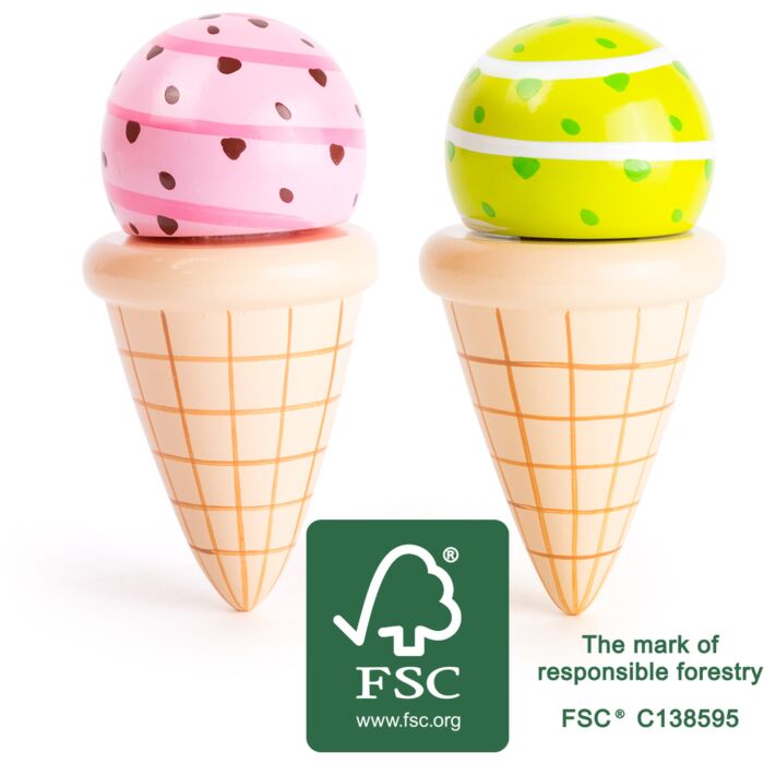 Small Foot Zmrzlinový Kornútok FSC
