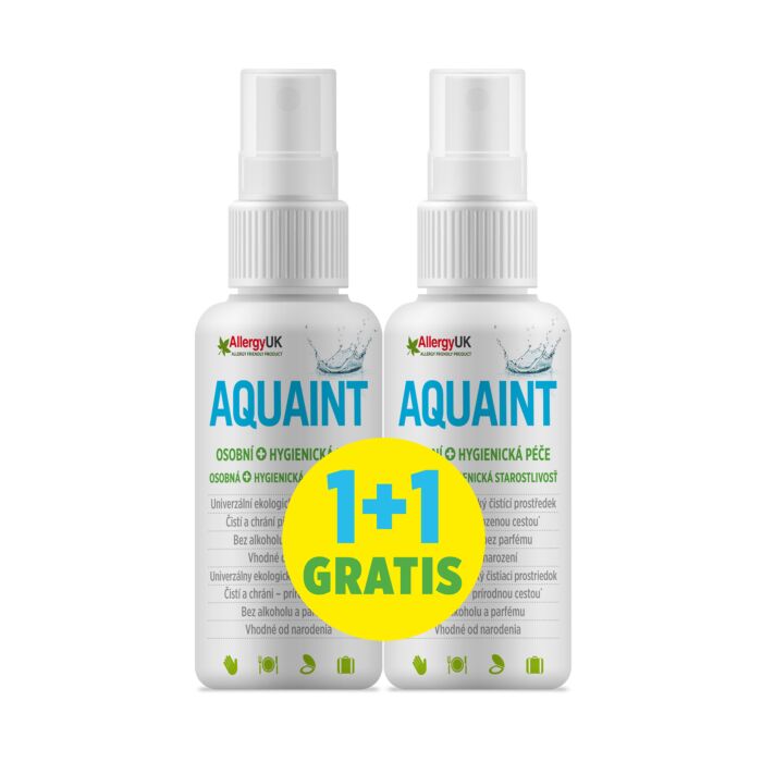 Aquaint Dezinfekčná Voda 100% Ekologická 50 ml+50 ml GRATIS