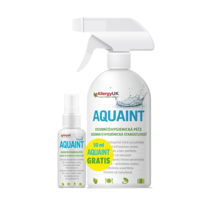 Aquaint Dezinfekčná Voda 100% Ekologická 500 ml+ 50 ml GRATIS