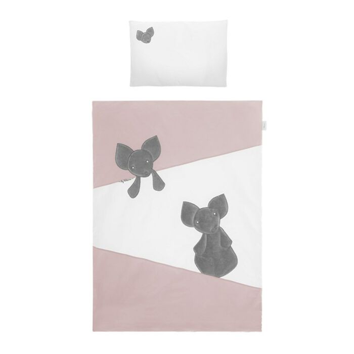 Belisima 6-dielne Posteľné Obliečky Mouse Ružová