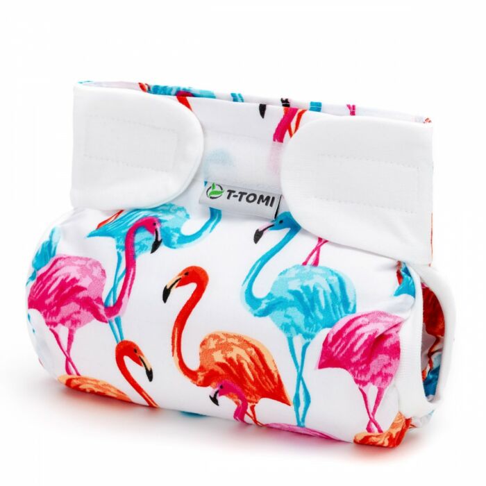 T-Tomi Ortopedické Abdukčné Nohavičky Suchý Zips Flamingo