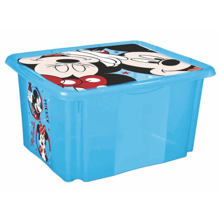 Keeeper Úložný Box S Vrchnákom Mickey Modrá 