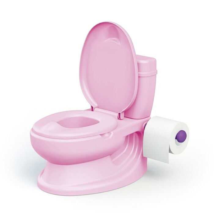 Dolu Ružová Detská Toaleta So Zvukom