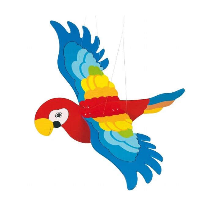 Goki  Lietajúca Závesná Dekorácia Papagáj