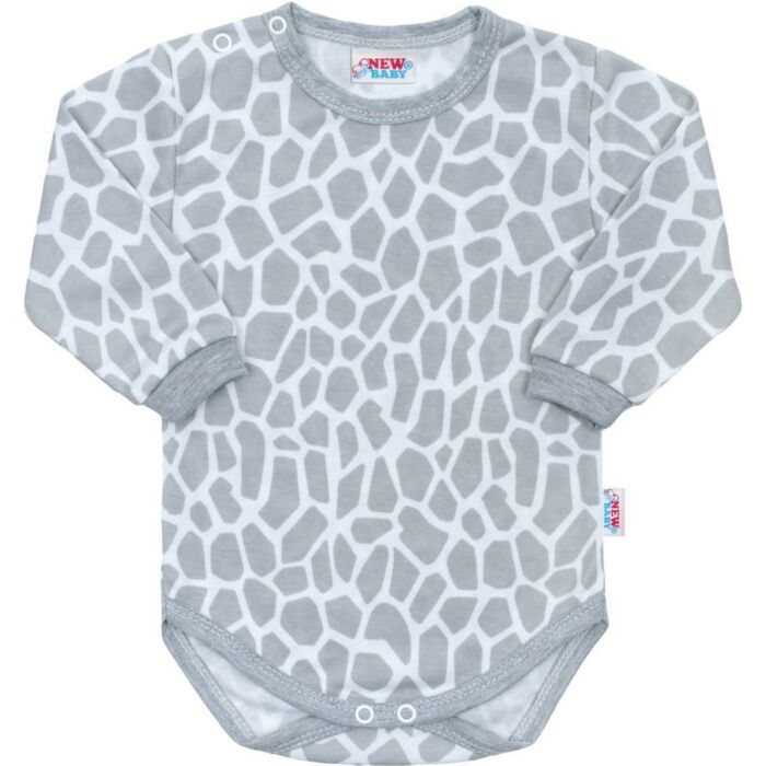 New Baby Body Dlhý Rukáv Žirafa
