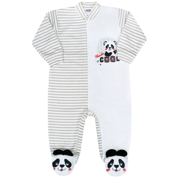 New Baby Dojčenský Overal Panda