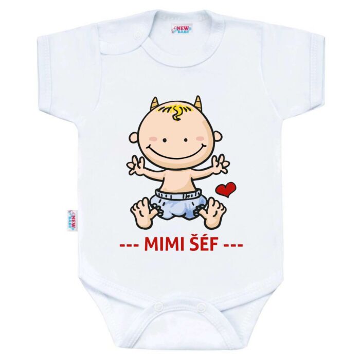New Baby Body S Potlačou Mimi Šéf