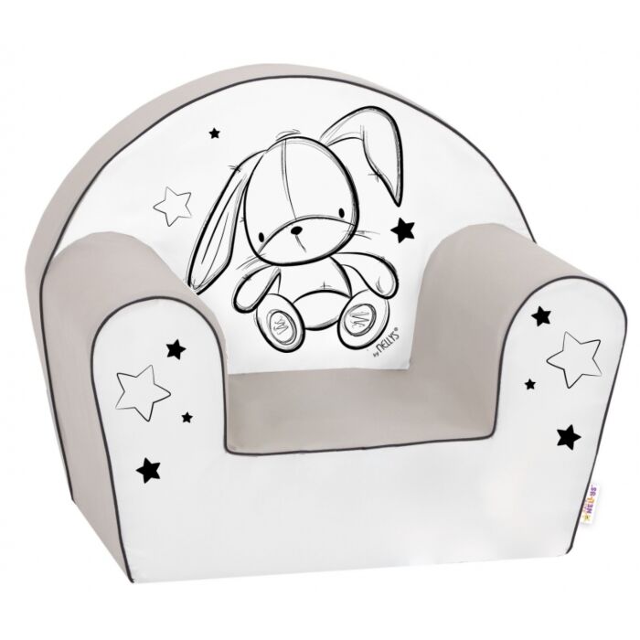 Baby Nellys Detské Kresielko, Pohovka- Lux Cute Bunny Baby 