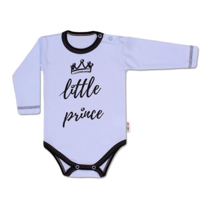Baby Nellys Body Dlhý Rukáv Little Prince Modré