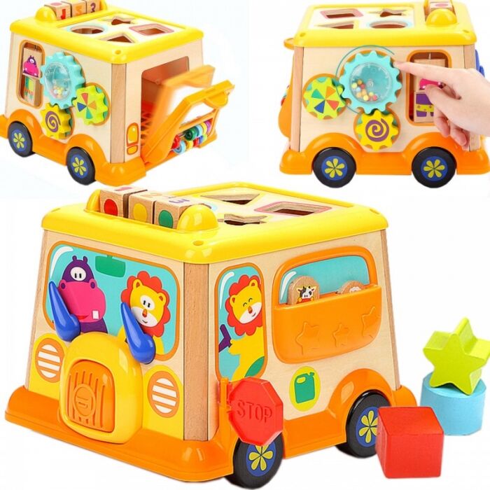 bHome Montessori Kocka Autobus