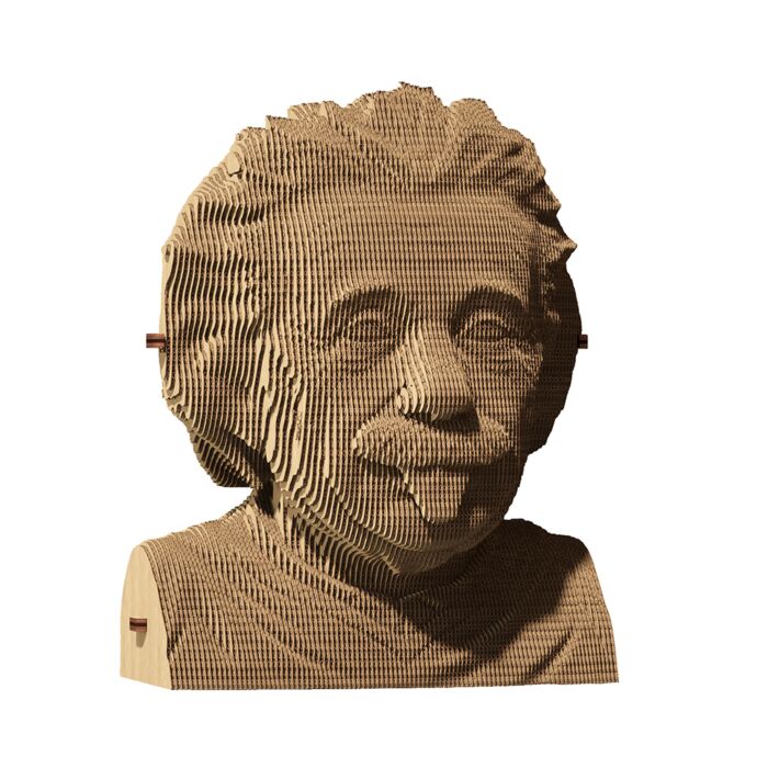 Cartonic Kartónové 3D Puzzle Albert Einstein