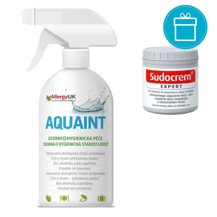 Aquaint Krém Sudocrem Expert 125 g*Zdarma AQUAINT 500 ml