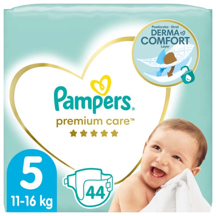 Pampers Plienky Premium Care 5 Junior 11-16kg 44ks