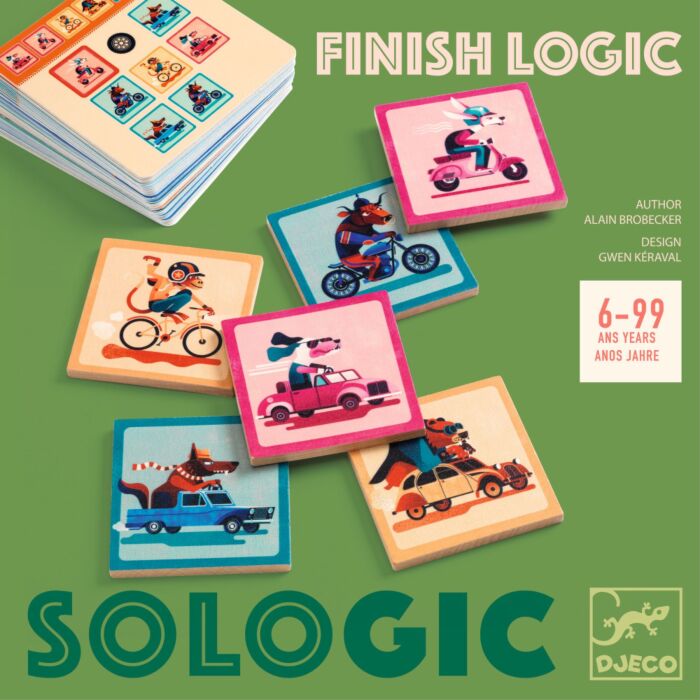 Djeco Sologic: Finish Logic (V cieli)- Stolová Hra