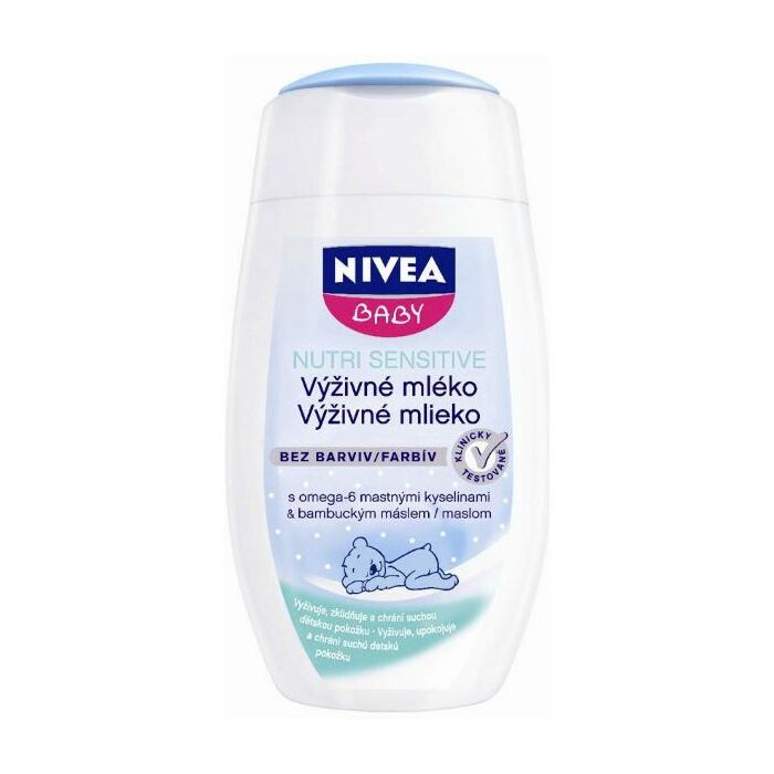 NIVEA Výživné Mlieko Nutri Sensitive 200Ml