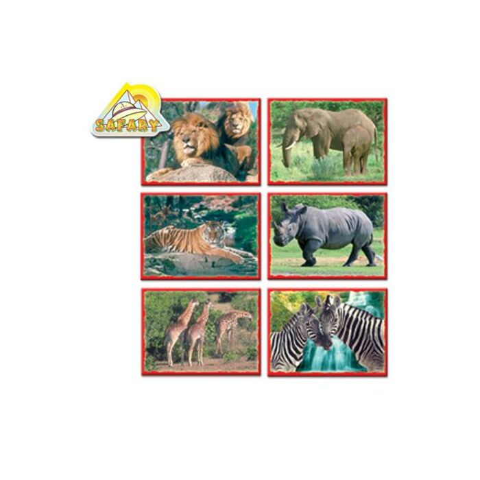 Dohany Skladacie Obrázkové Kocky 12ks Safari