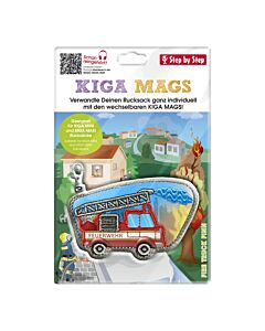  Vymeniteľný obrázok Kiga Mags Fire Truck Finn K Ruksačikom Kiga