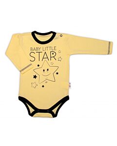 Body Žlté Dlhý Rukáv Baby Little Star