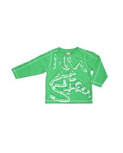  Tričko S Dlhými Rukávmi Zelené*Dopredaj Veľ.86