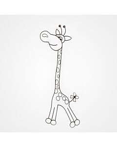  Detská Postieľka Safari Little Giraffe Ecru-Orech