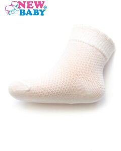  Dojčenské Ponožky So Vzorom Biele