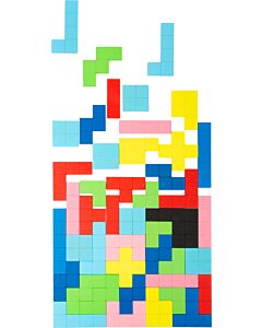  Drevené Puzzle Tetris