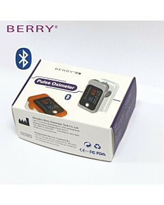  BERRY BM1000C S Pulzný Oximeter S Bluetooth, Šedý