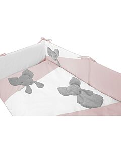  3-dielne Posteľné Obliečky Mouse Ružová