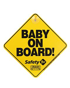  Štítok Baby On Board Do Auta Yellow