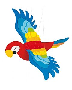   Lietajúca Závesná Dekorácia Papagáj