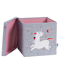  Úložný Box Na Hračky S Krytom Happy Kids - Unicorn