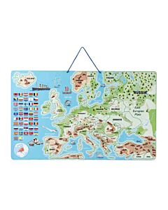  Spoločenská Hra Magnetická Mapa Európy 3v1 Anglický Jazyk