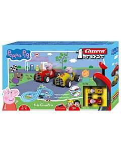  Autodráha Carrera FIRST Peppa Pig - Kids GranPrix 2,4m