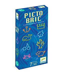  Stolová Hra Picto Bric (Pikto Tehličky) - Skladanie Piktogramov