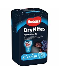  DryNites Nohavičky Plienkové Jednorazové Pre Chlapca (17-30 kg) 10 ks