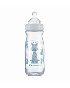 Dojčenská Fľaša Emotion Glass 270ml 0-12m White