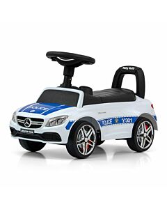  Detské Odrážadlo Police Mercedes Benz AMG C63 Coupe