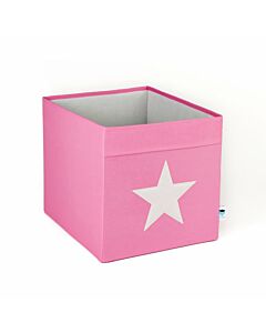  Veľký Box Na Hračky Ružový Biela Hviezda