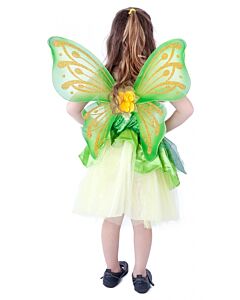  Karnevalový Kostým Víla Zelenka S Krídlami S
