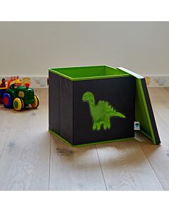  Úložný Box Na Hračky S Krytom A Okienkom Dinosaurus