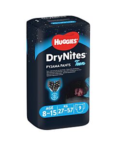  DryNites Nohavičky Plienkové Jednorazové Pre Chlapca (27-57 kg) 9 ks