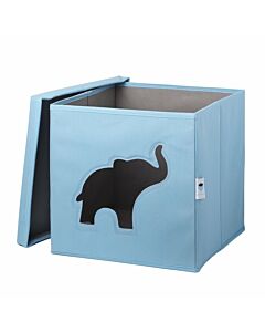  Úložný Box Na Hračky S Krytom A Okienkom Slon