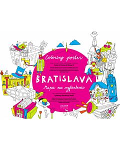  Bratislava Plagát - Omaľovanka