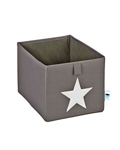  Malý Box Na Hračky Šedý Biela Hviezda