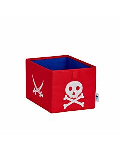  Malý Úložný Box Piráti Červený S Bielym Pirátom